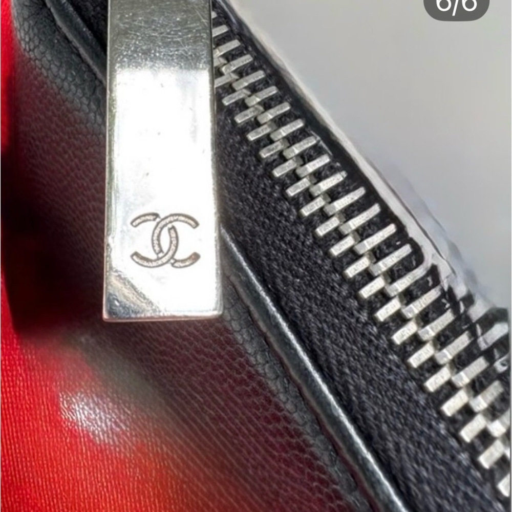 Chanel 2009-2010 Interlocking Cc Continental Wall… - image 6